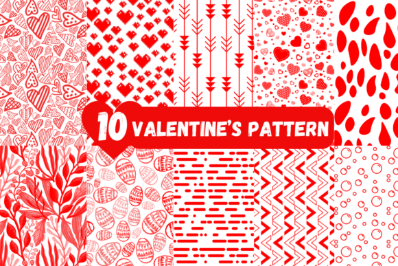10 Valentine’s Red and White Patterns to Elevate Your Creative Projects
