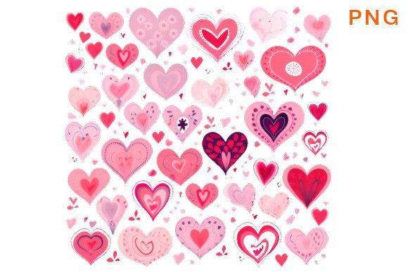 Love Patterns PNG for Creative and Practical Use