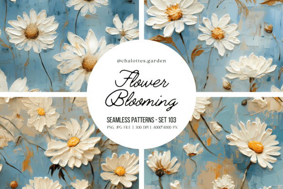 Marguerite Flowers Blooming 3D Patterns: Elevate Your DIY Projects with Stunning Designs