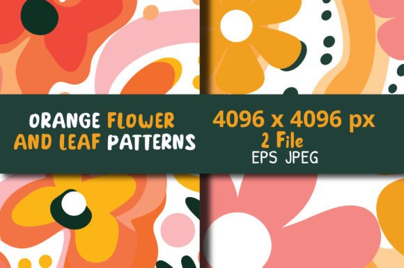 Orange Flower and Leaf Patterns: A Guide to Nature-Inspired Elegance
