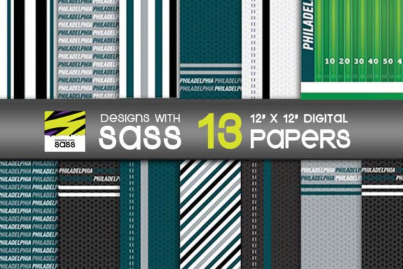 Philadelphia Football Paper Patterns