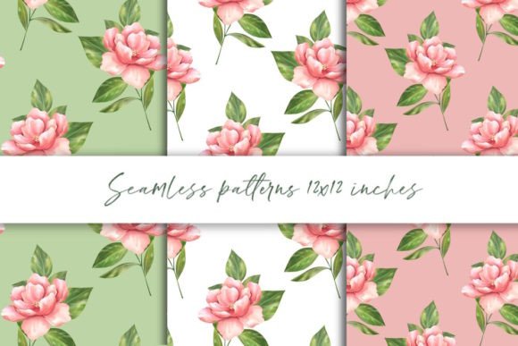 Pink Flowers Floral Seamless Patterns: A Versatile Digital Paper for Creative Projects