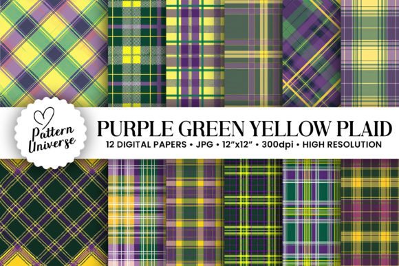 Purple Green Yellow Plaid Patterns: Strategic Use for Creative and Professional Projects