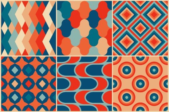 Retro Geometrical Patterns Pack: A Versatile Resource for Design and Creativity