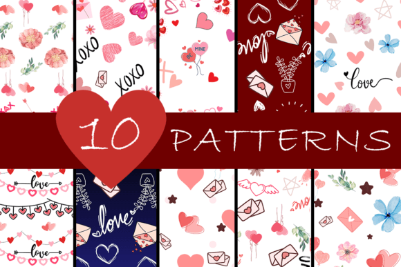 Valentine’s Day Patterns Png: Elevate Your Creations with Beautiful Design Elements